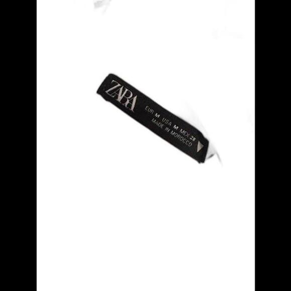 Zara White Sleeveless Romper - Size M - Picture 2 of 2